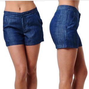 Lilla P denim chambray shorts 4 6 Small